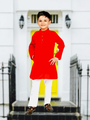 FMSE Baby Boys Casual Kurta and Pyjama Set(Multicolor Pack of 1)