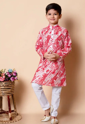 DIGIFASHION Boys Festive & Party Kurta and Pyjama Set(Multicolor Pack of 1)