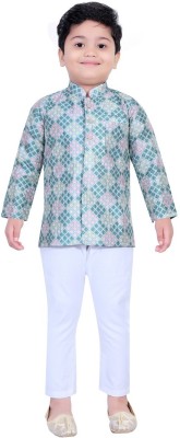 Jakas fashion Baby Boys Festive & Party, Wedding, Casual Kurta and Pyjama Set(Multicolor Pack of 1)