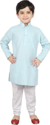SG YUVRAJ Boys Festive & Party Kurta and Pyjama Set(Multicolor Pack of 1)