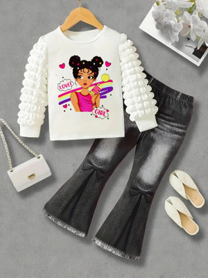 AGG Girls Festive & Party Blazer, Shirt and Trouser Set(Multicolor Pack of 1)