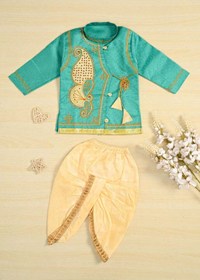 LLSCreation Baby Boys Festive & Party Dhoti & Kurta Set(Multicolor Pack of 1)