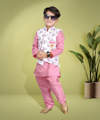 Hasibul Fashion Boys Festive & Party Sherwani and Churidar Set(Light Blue Pack of 1)