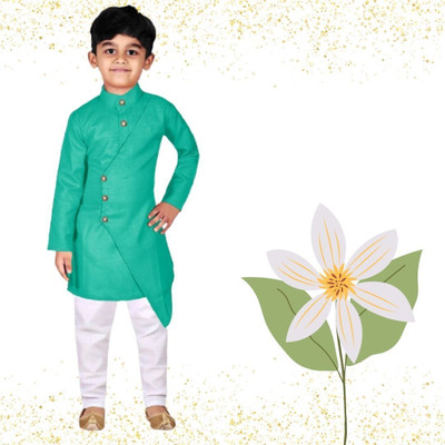 VDC FASHION TREND Baby Boys Festive & Party Kurta and Pyjama Set(Multicolor Pack of 1)