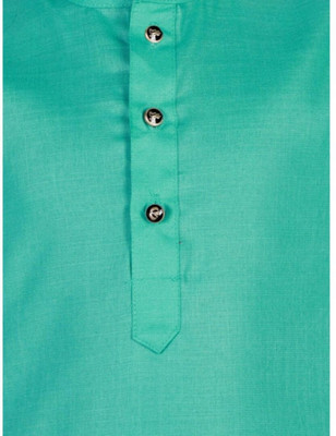 VDC CREATIONS Baby Boys Festive & Party Kurta and Pyjama Set(Green Pack of 1)