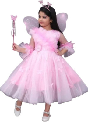 RUBY GARMENTSS Girls Festive & Party Top and Skirt Set(Red Pack of 1)