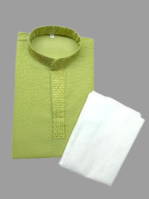 seetoo Boys Festive & Party, Casual, Wedding Kurta and Pyjama Set(Multicolor Pack of 1)