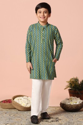 Fashion Dream Baby Boys Wedding Kurta and Pyjama Set(Multicolor Pack of 1)