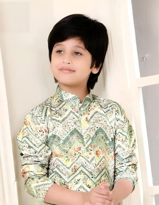ARAAVIFASHION Boys Festive & Party Kurta and Pyjama Set(Multicolor Pack of 2)