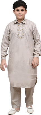 Pathani Boys Formal Pathani Suit Set(Multicolor Pack of 1)