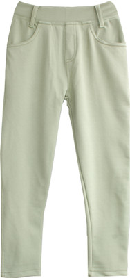 KiddoPanti Jegging For Girls(Light Green, Pack of 1)