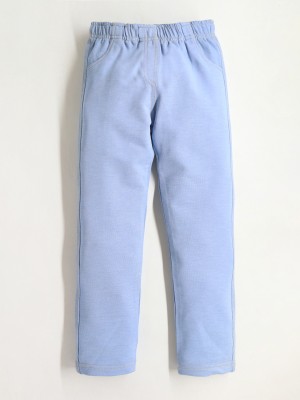 Cherry Crumble Skinny Fit Baby Girls Light Blue Trousers