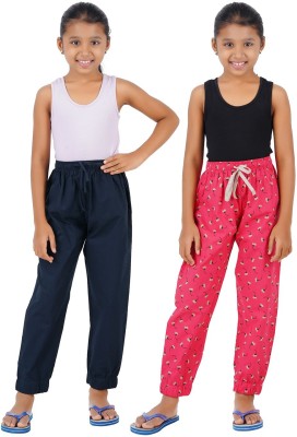 Happy Bunny Jegging For Girls(Multicolor, Pack of 2)