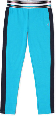 JOCKEY Indi Legging For Girls(Blue Pack of 1)