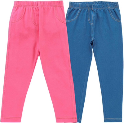JusCubs Indi Jegging For Girls(Multicolor, Pack of 2)