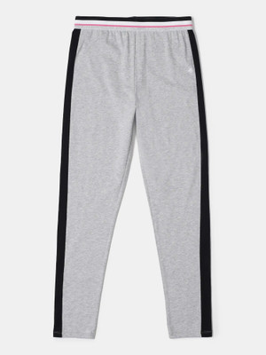 JOCKEY Indi Legging For Girls(Grey Pack of 1)