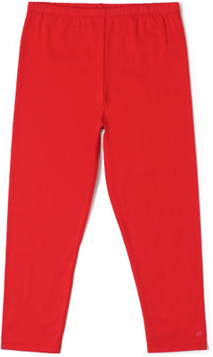 JOCKEY Indi Jegging For Girls(Red, Pack of 1)
