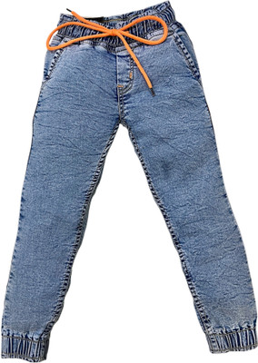 THREADBAR Jogger Fit Boys Light Blue Jeans