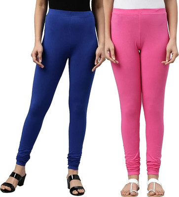 AJ Hossiery Legging For Girls(Multicolor Pack of 2)