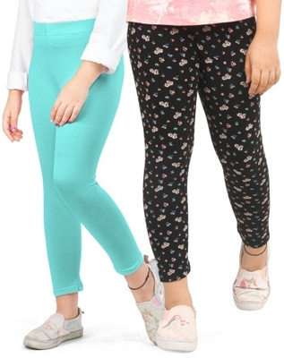 Ariel Legging For Girls(Black Pack of 2)