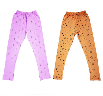 Diaz Fashion Legging For Baby Girls(Multicolor Pack of 2)