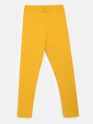 TALES & STORIES Legging For Girls(Yellow Pack of 1)