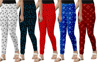K M R Legging For Girls(Multicolor Pack of 5)