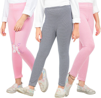 Ariel Legging For Girls(Multicolor Pack of 3)