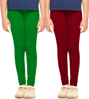 French Kleider Legging For Girls(Multicolor Pack of 2)