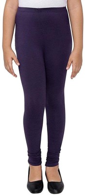 round off Legging For Girls(Purple Pack of 1)