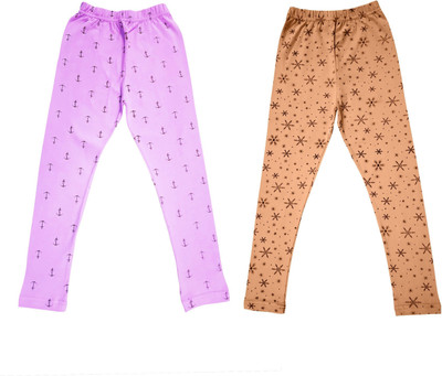 Diaz Fashion Legging For Baby Girls(Multicolor Pack of 2)