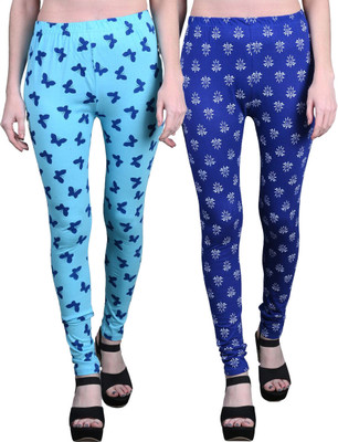 Tik Tok WEARS Indi Legging For Girls(Blue Pack of 2)