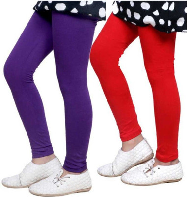 Tik Tok WEARS Legging For Girls(Purple Pack of 2)
