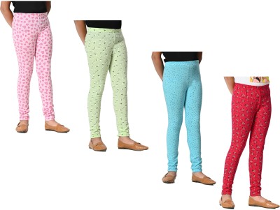 IndiWeaves Indi Legging For Girls(Multicolor Pack of 4)