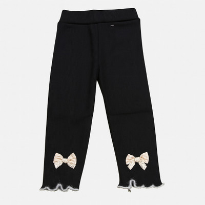 BABY SPARSH Indi Legging For Baby Girls(Black Pack of 1)