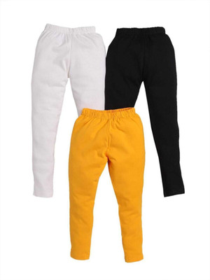 AJ Hossiery Legging For Girls(Multicolor Pack of 3)