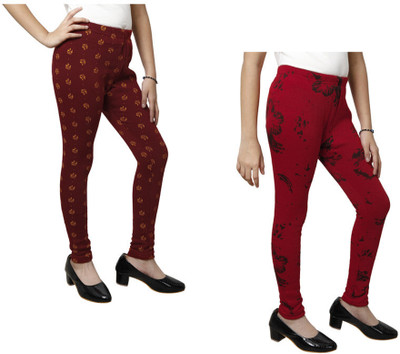 Indistar Indi Legging For Girls(Multicolor Pack of 2)
