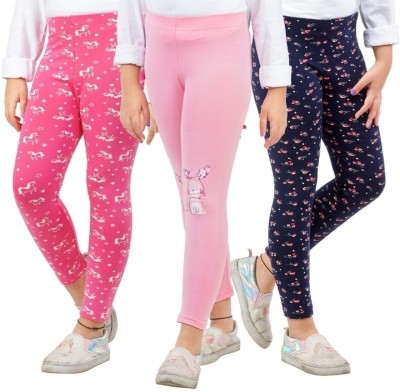 Ariel Legging For Girls(Multicolor Pack of 3)