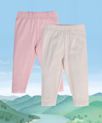 MINI KLUB Legging For Baby Girls(Multicolor Pack of 2)