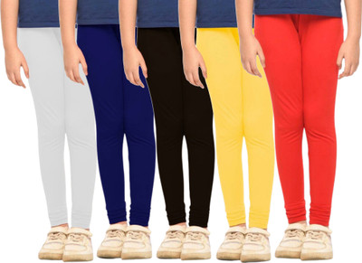 Tik Tok WEARS Indi Legging For Girls(Multicolor Pack of 5)