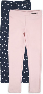 PETER ENGLAND Legging For Girls(Pink Pack of 2)