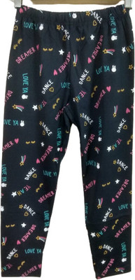 Dazzle Collection Legging For Girls(Dark Blue Pack of 1)
