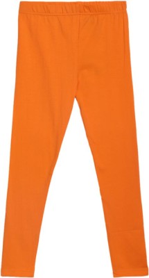 V-MART Indi Legging For Girls(Orange Pack of 1)