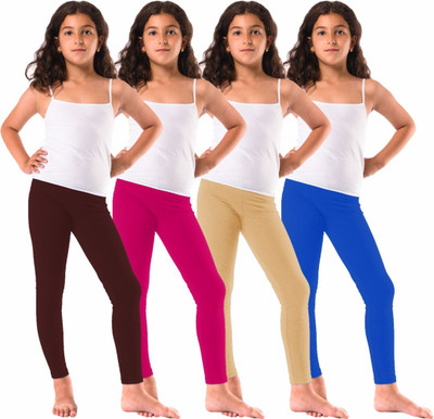 KPS Indi Legging For Girls(Multicolor Pack of 3)