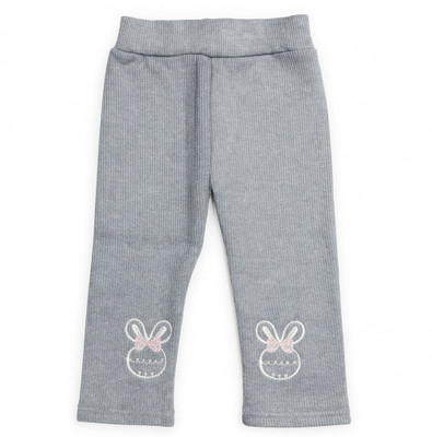 BABY SPARSH Indi Legging For Baby Girls(Grey Pack of 1)