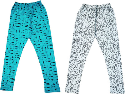Diaz Fashion Legging For Baby Girls(Multicolor Pack of 2)