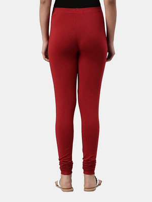 Tik Tok WEARS Indi Legging For Girls(Maroon Pack of 1)