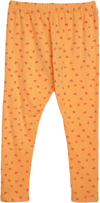 V-MART Indi Legging For Girls(Orange Pack of 1)