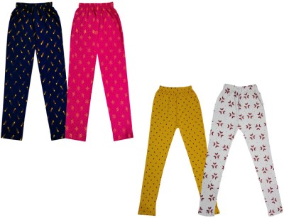 MTI FASHIONS Indi Legging For Girls(Multicolor Pack of 4)
