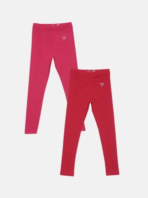 TWIN BIRDS Indi Legging For Girls(Multicolor Pack of 2)